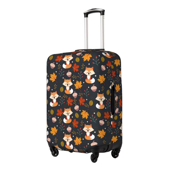 Fotbe Autumn Fox Funda Protectora para Equipaje, Antirrayones y Resistente a la Suciedad, Compatible con Maletas de 18 a 32 Pulgadas-Large