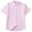 Pink, variant on AherBiu Dress Shirts for Boys Girls Button down Lapel V Neck Short Sleeve School Formal Tops Shirt Blouse