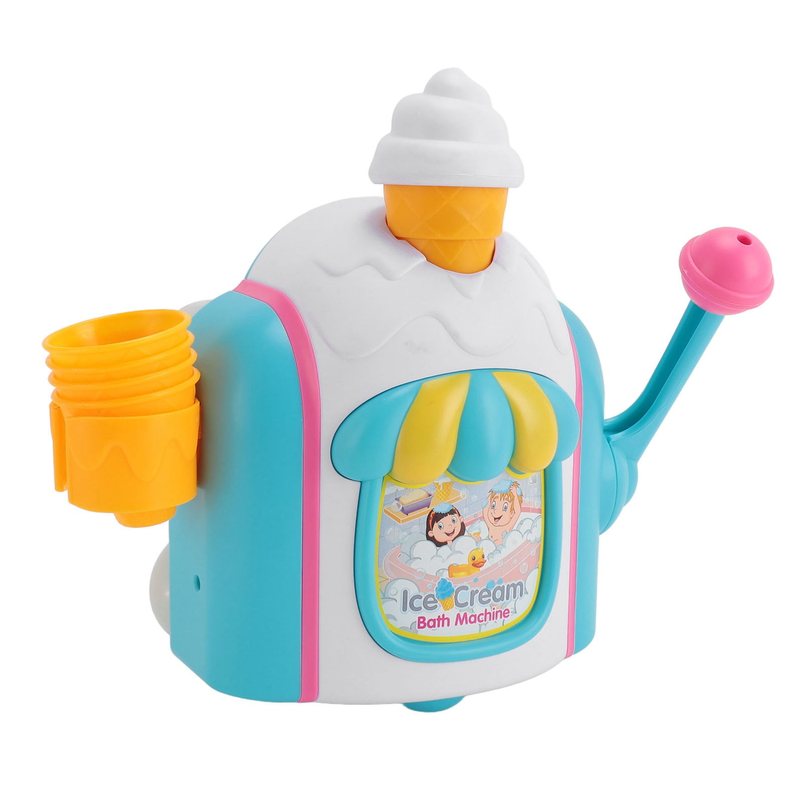 Bubble Ice Cream Maker, Interesting Bath Ice Cream Toy With Suction Cups For Boys For Toddlers