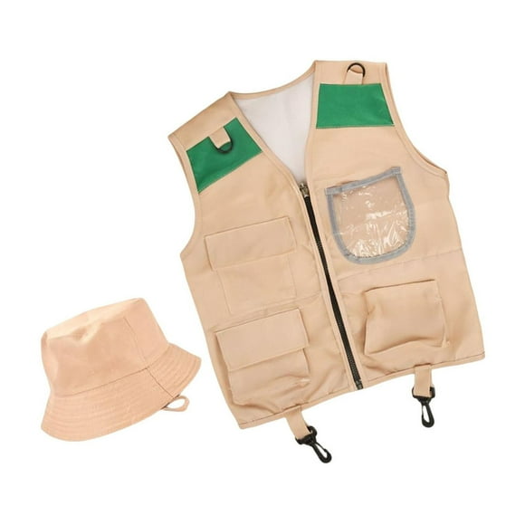 Kids Costume Vest Hat for Fishing