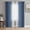 Blue,White,Gray, variant on Grey Ombre Sheer Curtains 45 Inch Length 2 Panels Set, Vintage Gray Gradient Stripes Geometric Voile Window Treatment Rod Pocket Small Kitchen Curtains Drapes for Bedroom 52"x45"x2