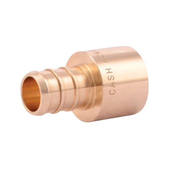 Sharkbite 4886230 0.5 in. FPT x 0.5 in. Dia. FPT PEX Barb Sweat Adapter