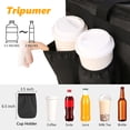 thumbnail image 5 of Tripumer Insulated Food Cooler Bag with 4 Cup Holders, 77l Leak-Proof Catering Bag, Reusable for Food/Grocery Delivery and Daily Use, Black, 5 of 9