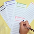 thumbnail image 2 of Miangastore Expense Tracking Sheets Blue Paper 24Set 6.8X3.4In, 2 of 8