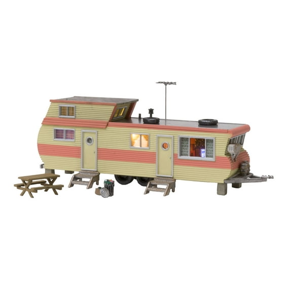 Woodland Scenics O Scale Built-Up Building/Structure Double Decker Trailer