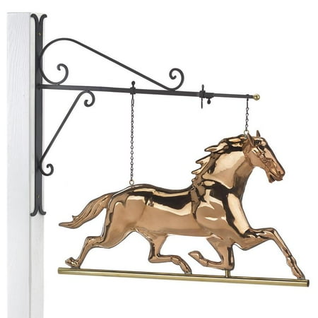 - Good Directions Hanging Horse Wall Décor, Pure Copper - 35
