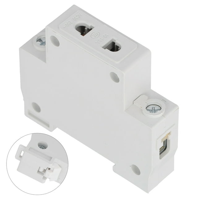 Din Rail Mounted Outlet,12Pcs BERM Power Socket Modular Power Socket Electrical Accessories Exceptional Value