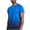 Blue, variant on Workout Shirts for Men Gradient Reflective Running Top Moisture Wicking Quick Dry Stretchy Short Sleeve Round Neck