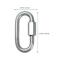 thumbnail image 3 of TALENO 2Pcs Heavy Duty Carabiner Clips for Secure Connection and Load Bea, 1.60.90.4in, 3 of 7