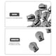thumbnail image 4 of 20pcs Metal Zipper Stopper Soport Kit de reparación de reemplazos de tirador de cremallera para abrigos, 4 of 5