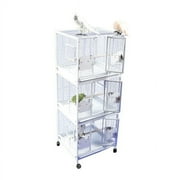 2422-3 Platinum Triple Stack Bird Cage, by A&E Cage Company