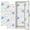 Color 1, variant on Vintage 2 Pcs School Locker Magnetic Wallpaper 12" x 36" Ethereal White Blue Swirling Abstract Sky Whimsical Clouds Reusable Removable Locker Accessories Back to School Supplies