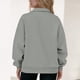 thumbnail image 4 of HongQid Women's Half Zip Sweatshirts Fleece Stand Collar Long Sleeve Oversized Pullovers with Pockets, 4 of 5
