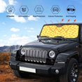 thumbnail image 6 of Fuzoiu Toast Print Car Windshield Sun Shade,Block Uv Rays Sunshade,Foldable Front Window Sun Visor Protector for Car,SUV,Truck-Keep Vehicle Cool-Toast, 6 of 8