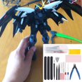 thumbnail image 2 of 15 piezas de herramientas básicas profesionales con caja de plástico para herramientas de construcción de hobby Feliz Sencillez, 2 of 5
