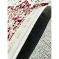 thumbnail image 5 of 5' x 7' Feet Burgundy Deep Red Ivory Beige Medallion Traditional Vintage Oriental Area Rug Carpet, 5 of 7