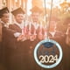thumbnail image 3 of Colgante de Medalla de Graduación onlyliua Adorno de Graduación Clase de 2024 Madera, 3 of 4