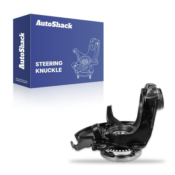 AutoShack Front Loaded Steering Knuckle and Wheel Hub Bearing Assembly - Passenger Side for Volkswagen, Beetle 1999-2010 Jetta 1999-2005, FWD L4 1.8L 1.9L 2.0L L5 2.5L V6 2.8L - With ABS