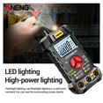 thumbnail image 5 of M167 Smart Digital Multimeter Auto Recognition 4000 Counts Voltmeter Ammeter Electric Test Pen with Backlight LCD Screen Flashlight AC DC Voltage/ Current Resistance Live Wire Testing, 5 of 9