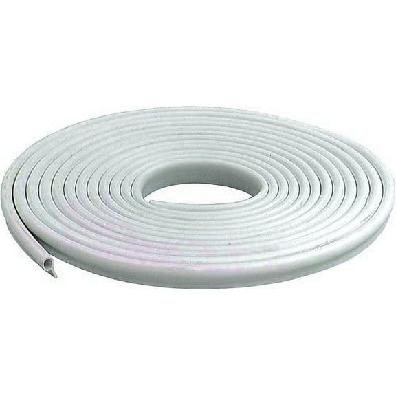 M-D Building Products 78394 1/2-Inch by 17-Feet Vinyl Gasket Weatherstrip, White