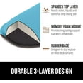 thumbnail image 6 of PINHEN Silky Gel Memory Foam Wrist Rest for Computer Keyboard, Mouse, Ergonomic Design for Typing Pain Relief, Desk Pads Support Hand, Arm, Mousepad Rests, Stain Resistant, 2 Piece Pad, 6 of 9