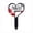 A001- Clear (Miss You Heart Stake), variant on Memorial Garden Decor | Heart Shaped Metal Garden Decor | Cemetery Decorations for Grave | Sympathy Gifts for Loss of Father