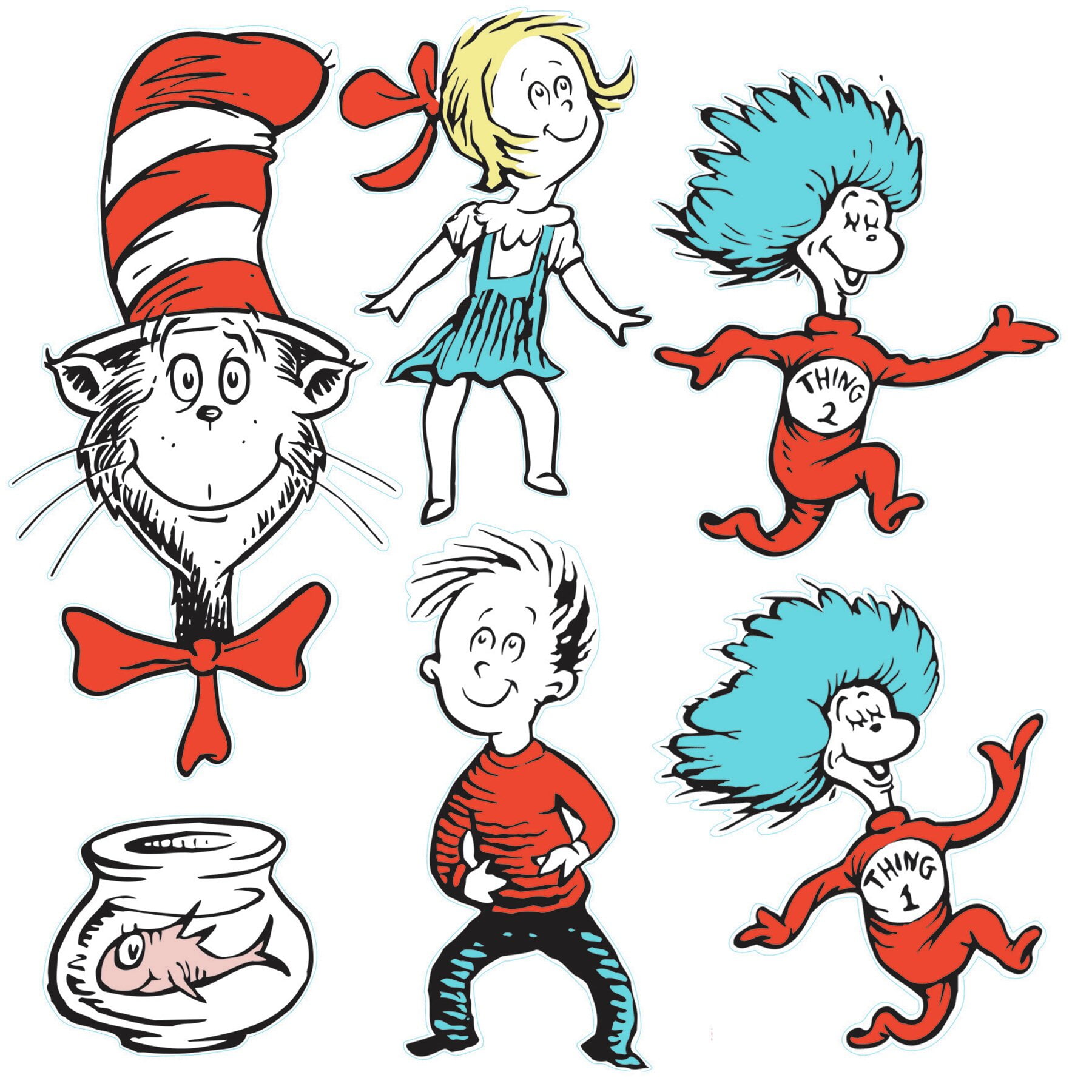 LARGE DR SEUSS CHARACTERS 1 Walmart LARGE DR SEUSS CHARACTERS 1 Walmart