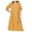 Orange, variant on Womens Linen Dress, QUYUON Women Summer Casual Round Neck Rolled Short Sleeve Flowy Loose Dresses with Pockets Solid Color Front Ruched A-Line Beach Sundress Style D-5850 Orange XXL