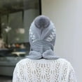 thumbnail image 4 of Holzlrgus Trendy Chunky Winter Hat Stretchy Soft Winter Beanie Knit Hats Skull Cap Warm for Men and Women, 4 of 6