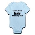 thumbnail image 1 of CafePress - I Have More Hair Than My Dad Infant Bodysuit - Baby Light Bodysuit, 1 of 1