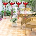 thumbnail image 4 of Hytrove 1Ud Campana Colgante Roja De Hierro Con Sonido Para Interior Y Exterior, 4 of 7