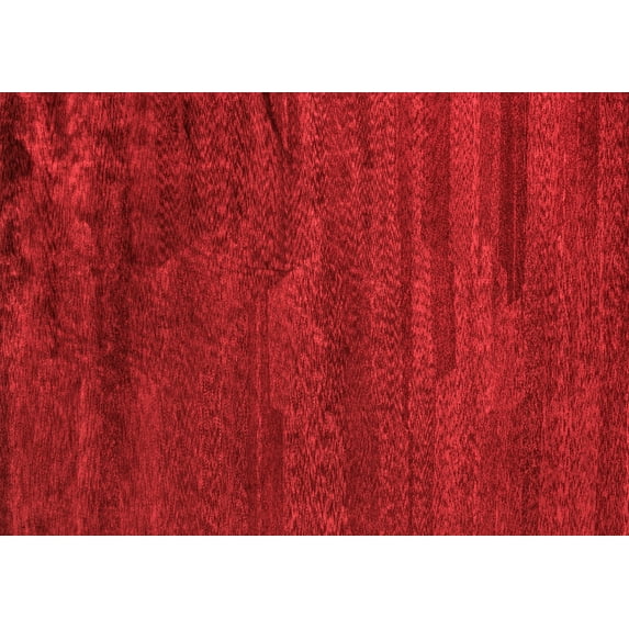 Ahgly Company Indoor Rectangle Abstract Red Modern Area Rugs, 4' x 6'