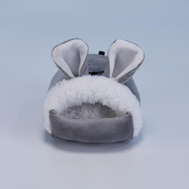Mini Hamster Bed Hideouts Houses Winter Warm Soft Non-slip Detachable Hamster Sleeping Nest For Mini Hedgehogsgrey He Qiyong unisex