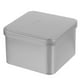 thumbnail image 1 of Lata metálica cuadrada para té, portátil, para hojas sueltas. Caja de lata vacía con tapa., 1 of 7