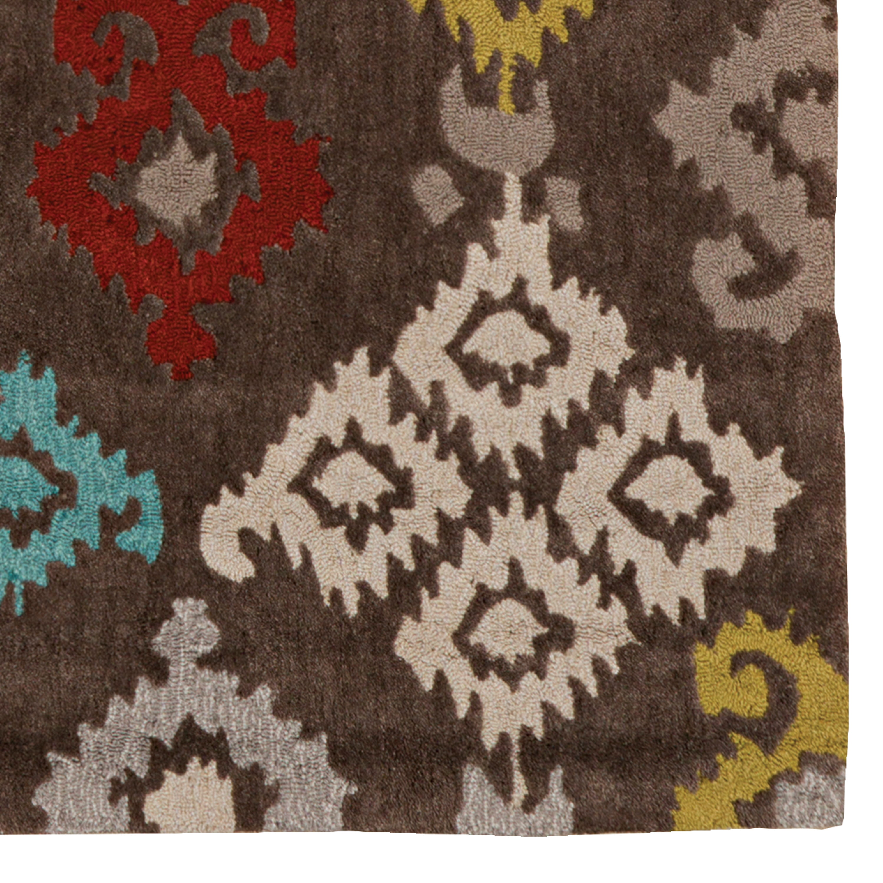 Trio Hialeea Grey Rug 5x7 Soft Contemporary Transitional Design