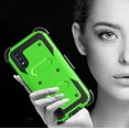 thumbnail image 6 of Njjex Phone Cases for Samsung Galaxy A11 US 4G 6.4" 2020, [2 Pack Temerped Glass Screen Protector] Combo Holster Belt Clip [Heavy Duty] [Kickstand] Full-Body Rugged Holster Case (Green), 6 of 9