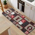 thumbnail image 5 of Red Plaid Dog Jigsaw Puzzle Kitchen Rug Mat,Kitchen Runner Rugs Non Skid Washable,Decorative Kitchen Floor Mats for Kitchen,Sink,Laundry,17"x47.2", 5 of 7