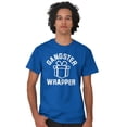 thumbnail image 5 of Christmas Presents Gangster Wrapper Men's Graphic T Shirt Tees Brisco Brands L, 5 of 6