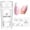 C1-Dual End Nail Stamper Kit(7Pcs), variant on SAVILAND Nail Stamper Kit with Scrapers French Tip Tool Silicone, 4-Piece