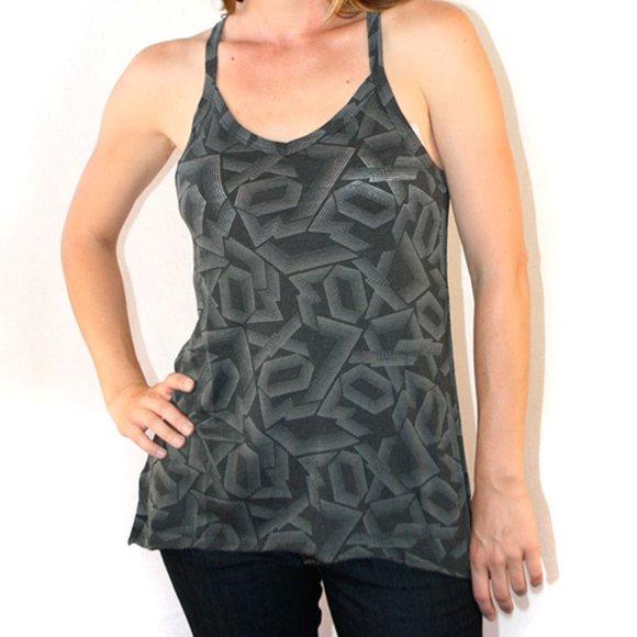 Fox - Prism Black Juniors Burnout Tank Top