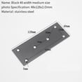 thumbnail image 2 of 10Pcs Flat Brackets For Wood Fixing 100*50MM Flat Joining Plates Bracket Heavy Duty Stainless Steel Mending Plates For Connector, 2 of 6