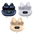 thumbnail image 2 of Methold Clip en la oreja con auriculares de conducción ósea para auriculares inalámbricos con efecto de sonido HIFI inalámbricos Electrónica Polvo caqui, 2 of 6