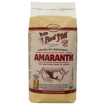 Organic Amaranth Grain - Bob's Red Mill, Organic Whole Grain Amaranth, 24 oz (pack of 2)
