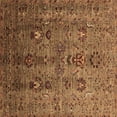 thumbnail image 1 of Ahgly Company Indoor Square Oriental Brown Industrial Area Rugs, 8' Square, 1 of 4