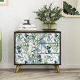 thumbnail image 3 of Papel pintado Lenify Floral Peel and Stick, azul, 43 cm x 300 cm, 3 of 8