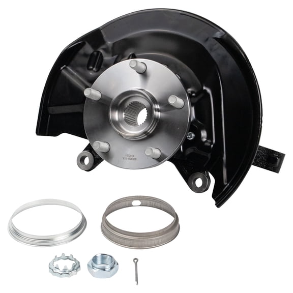 TRQ Complete Wheel Hub Bearing & Steering Knuckle Assembly RH for Camry 3.0L BHA42825 Fits select: 1997-2001 TOYOTA CAMRY