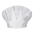 thumbnail image 1 of yuksok Chapeau de Chef Réglable Multifonctionnel Robuste Cadeaux pour Adultes Unisexes Casquette d'Infirmière Blanche, 1 of 9