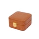 thumbnail image 1 of Caja de joyería de cuero PU, soporte de exhibición, organizador de almacenamiento multifuncional ligero, ataúd de almacenamiento, estuche de Ropa, zapatos y accesorios Miscelánea tierra-amarillo Qarigey AP017304-03, 1 of 6