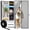Standard Fiberglass, variant on AUGO Magnetic Fiberglass Screen Door - Self Sealing, Heavy Duty, Hands Free Mesh Partition - Door Screen Magnetic Closure - Patent Pending Keep Open Feature - 38 Inch x 97 Inch