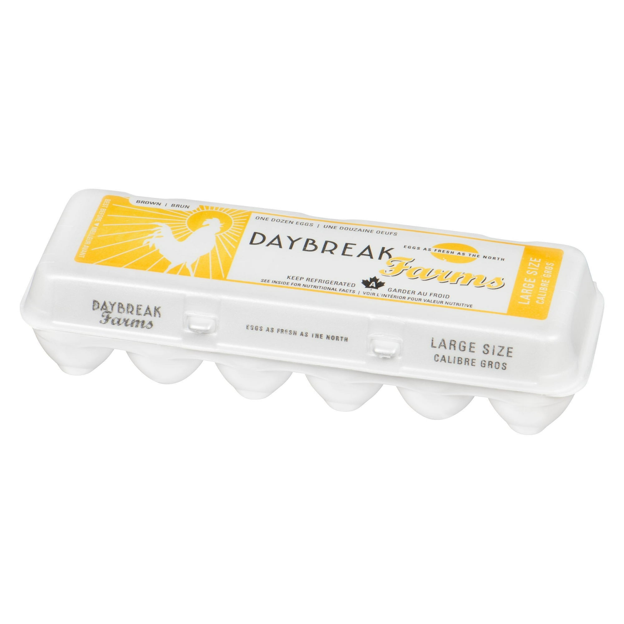 Daybreak Farms Large Brown Eggs, 12 Count